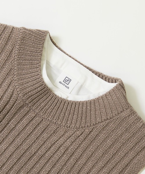 devirock(デビロック)の「ニットベスト&長袖シャツセット(ニット/セーター・キッズ・ベージュ/グレー系その他・110cm/100cm/120cm/130cm/140cm/150cm/160cm)」の11枚目の写真