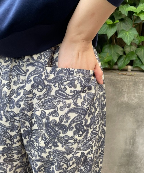 CIAOPANIC（チャオパニック）の「ペイズリーイージーパンツ（スラックス・メンズ・ホワイト/ブラウン・MEDIUM/LARGE）」の21枚目の写真