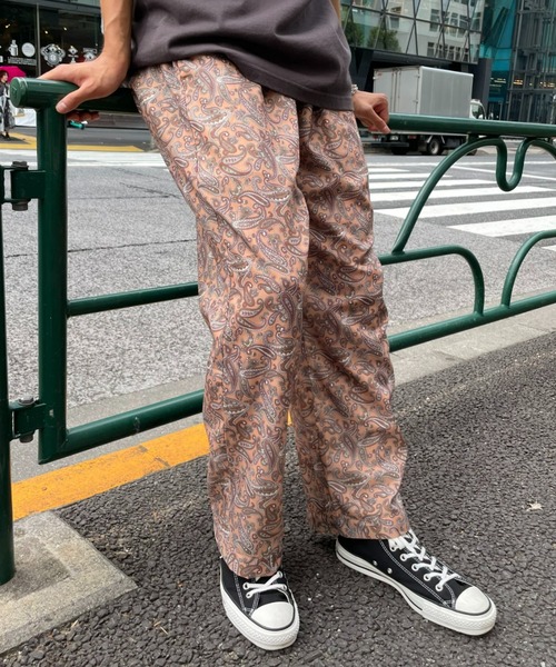 CIAOPANIC（チャオパニック）の「ペイズリーイージーパンツ（スラックス・メンズ・ホワイト/ブラウン・MEDIUM/LARGE）」の15枚目の写真
