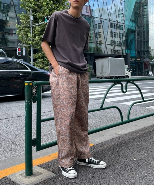 CIAOPANIC（チャオパニック）の「ペイズリーイージーパンツ（スラックス・メンズ・ホワイト/ブラウン・MEDIUM/LARGE）」の6枚目の写真