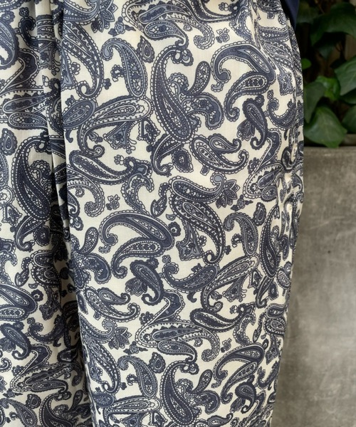 CIAOPANIC（チャオパニック）の「ペイズリーイージーパンツ（スラックス・メンズ・ホワイト/ブラウン・MEDIUM/LARGE）」の18枚目の写真