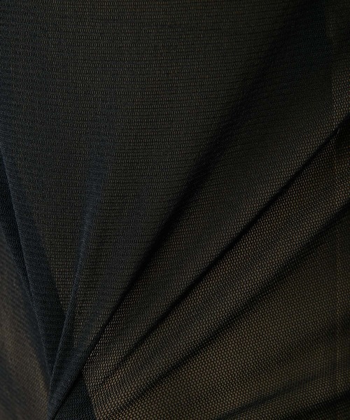 GALLARDAGALANTE（ガリャルダガランテ）の「【La nature linge】シアーチュールクルーネックトップス（Tシャツ/カットソー・レディース・ホワイト/ブラック・FREE）」の17枚目の写真