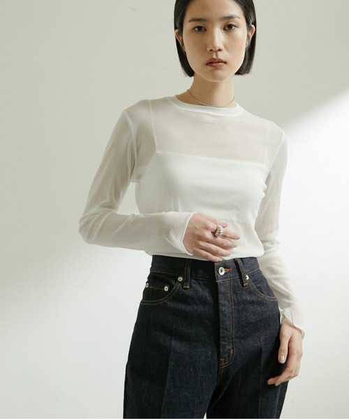 ガリャルダガランテ シアーチュールトップス GALLARDAGALANTE｜【La nature linge】シアーチュールトップス