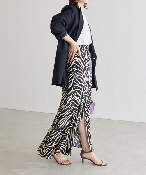 COLLAGE GALLARDAGALANTE（コラージュガリャルダガランテ）の「ゼブラスリットロングスカート（スカート・レディース・ブラック・FREE）」の22枚目の写真