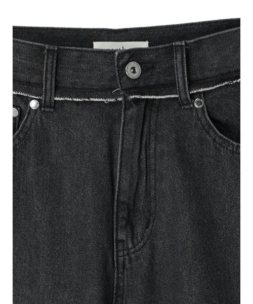 earth music&ecology（アースミュージックアンドエコロジー）の「デニムダメージパンツ（デニムパンツ・レディース・インディゴブルー/ブラック・M/S）」の14枚目の写真