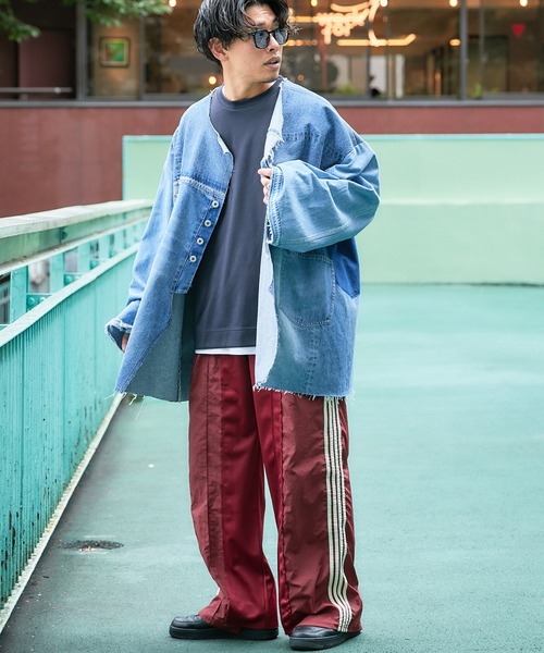 etsinta（エシンタ）の「【etsinta/エシンタ】リメイクデニムオーバージャケット（デニムジャケット・レディース・インディゴブルー・ONE SIZE）」の4枚目の写真