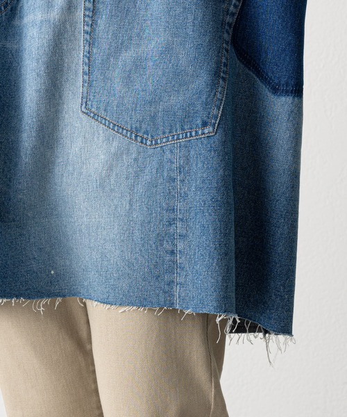 etsinta（エシンタ）の「【etsinta/エシンタ】リメイクデニムオーバージャケット（デニムジャケット・レディース・インディゴブルー・ONE SIZE）」の14枚目の写真