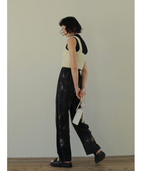 AMAIL サスペンダーパンツ AMAIL（アマイル）の「Water color long 