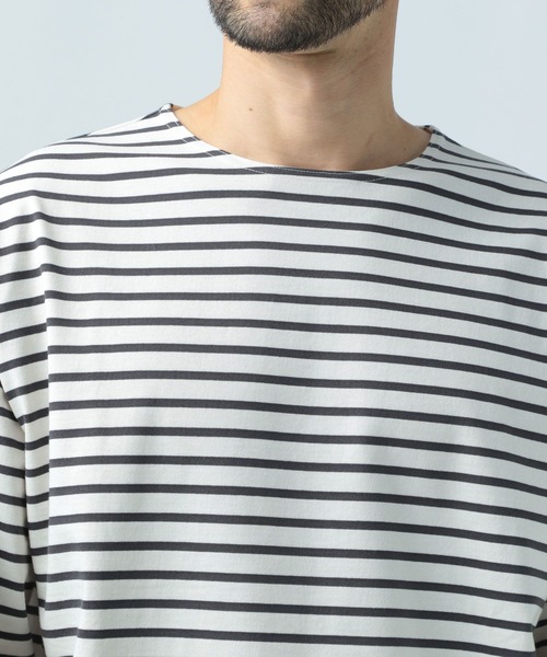 BAYFLOW(ベイフロー)の「【JACKSON MATISSE(ジャクソンマティス)×BAYFLOW】ボーダーL/S T(Tシャツ/カットソー・メンズ・グレー/チャコール・MEDIUM/LARGE)」の8枚目の写真