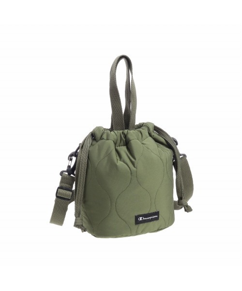 Champion（チャンピオン）の「チャンピオン　ヒプラー　キルティング　巾着バッグ　63501（ショルダーバッグ・レディース・ベージュ/ブラック/カーキ・FREE）」の3枚目の写真