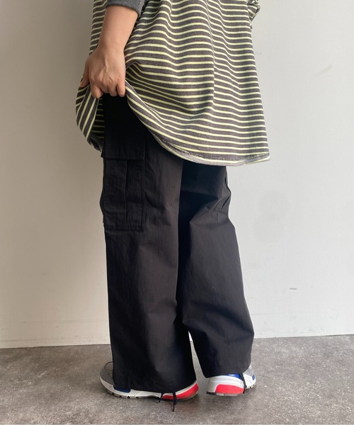 CPCM（シーピーシーエム）の「リップカーゴパンツ（カーゴパンツ・レディース・ブラック/カーキ/アイボリー・FREE）」の17枚目の写真