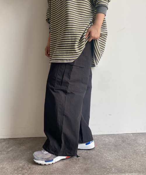 CPCM（シーピーシーエム）の「リップカーゴパンツ（カーゴパンツ・レディース・ブラック/カーキ/アイボリー・FREE）」の18枚目の写真