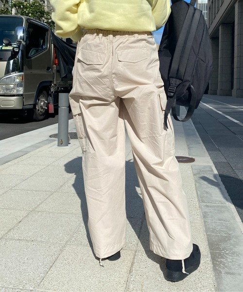 CPCM（シーピーシーエム）の「リップカーゴパンツ（カーゴパンツ・レディース・ブラック/カーキ/アイボリー・FREE）」の7枚目の写真