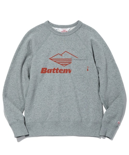 Battenwear(バテンウエア)の「【Battenwear/バテンウェア】カナダ製 スウェットシャツ/TEAM REACH-UP SWEATSHIRT(スウェット・メンズ・ダークネイビー/ブラック/ヘザーグレー・MEDIUM/LARGE/SMALL)」の3枚目の写真