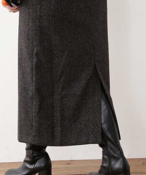 N.（N. Natural Beauty Basic）（エヌエヌナチュラルビューティーベーシック）の「◆キーネックジャンパースカート（ジャンパースカート・レディース・ブラック/チョコ/ナチュラル・MEDIUM）」の10枚目の写真