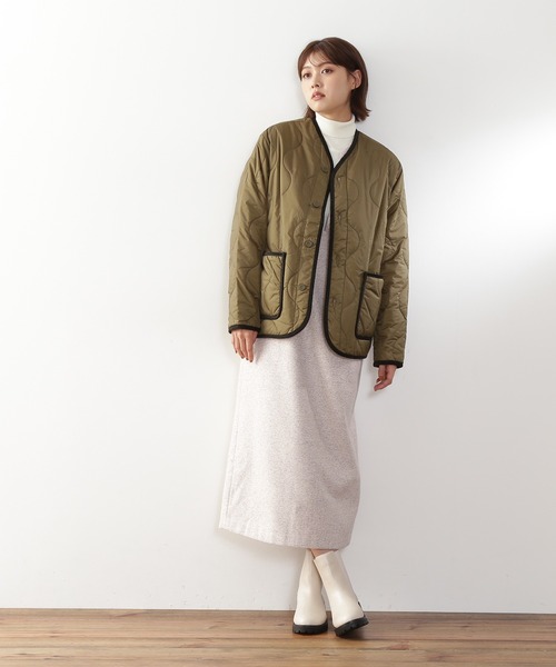 N.（N. Natural Beauty Basic）（エヌエヌナチュラルビューティーベーシック）の「◆キーネックジャンパースカート（ジャンパースカート・レディース・ブラック/チョコ/ナチュラル・MEDIUM）」の19枚目の写真