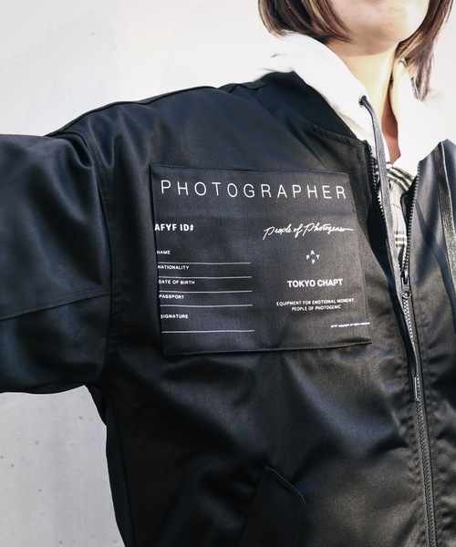 AFYF（エーエフワイエフ）の「AFYFPHOTOGRAPHER MA-1/ビッグシルエット フォトグラファーMA-1（MA-1・レディース・ブラック/ネイビー/ブラック系その他・FREE）」の13枚目の写真