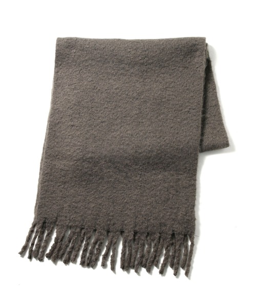 ROPE' PICNIC（ロペピクニック）の「リサイクルヤーンバルキーフリンジストール（マフラー・レディース・キナリ/イエロー系その他/ブルー/ピンク/グレー系その他/チャコールグレー・FREE）」の14枚目の写真