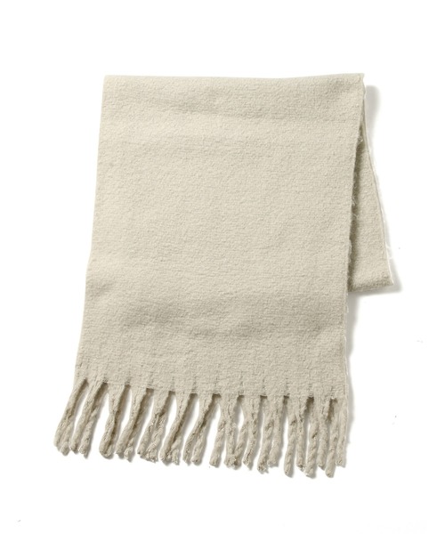 ROPE' PICNIC（ロペピクニック）の「リサイクルヤーンバルキーフリンジストール（マフラー・レディース・キナリ/イエロー系その他/ブルー/ピンク/グレー系その他/チャコールグレー・FREE）」の15枚目の写真