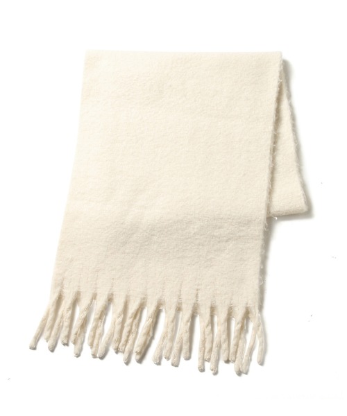 ROPE' PICNIC（ロペピクニック）の「リサイクルヤーンバルキーフリンジストール（マフラー・レディース・キナリ/イエロー系その他/ブルー/ピンク/グレー系その他/チャコールグレー・FREE）」の16枚目の写真