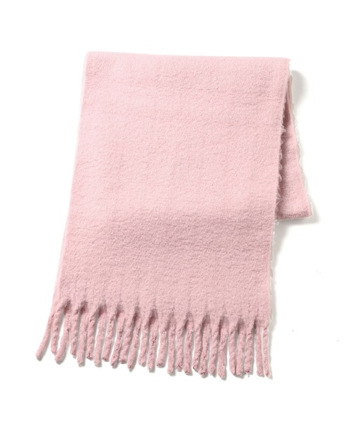 ROPE' PICNIC（ロペピクニック）の「リサイクルヤーンバルキーフリンジストール（マフラー・レディース・キナリ/イエロー系その他/ブルー/ピンク/グレー系その他/チャコールグレー・FREE）」の18枚目の写真