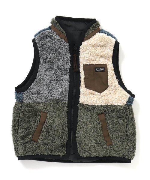 BREEZE（ブリーズ）の「WEB限定 リバーシブルベスト（ベスト・キッズ・ベージュ/ネイビー/グレー/カーキ・90/100/110/120/80/130/140）」の4枚目の写真