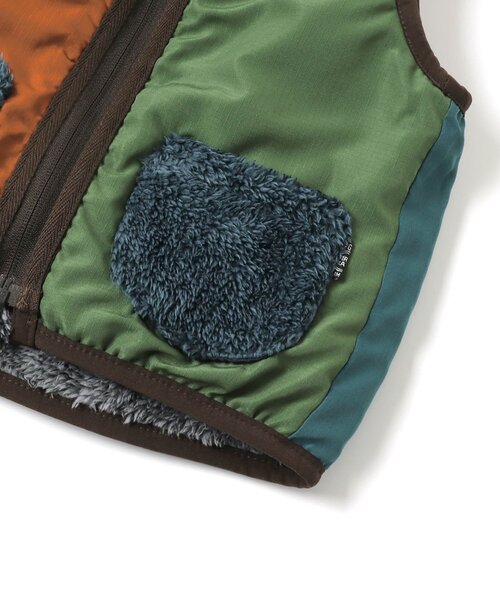 BREEZE（ブリーズ）の「WEB限定 リバーシブルベスト（ベスト・キッズ・ベージュ/ネイビー/グレー/カーキ・90/100/110/120/80/130/140）」の20枚目の写真