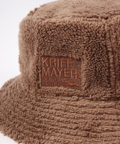 KRIFF MAYER(クリフメイヤー)の「KRIFF MAYER ボア リバーシブル バケットハット CAP 帽子 アウトドア キャンプ(ハット・メンズ・ブラウン/ブラック/マルチ・FREE)」の10枚目の写真