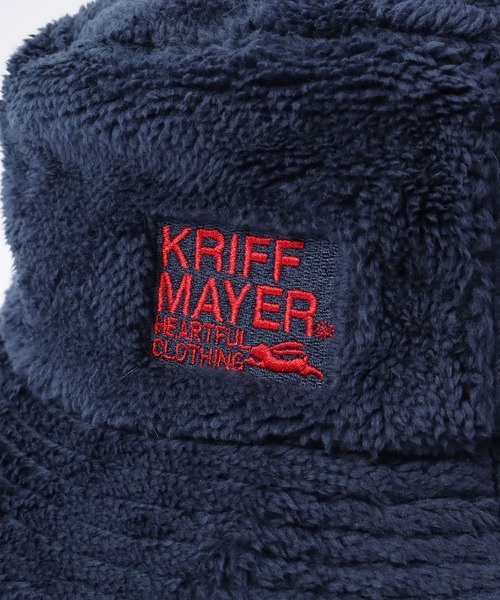 KRIFF MAYER(クリフメイヤー)の「KRIFF MAYER ボア リバーシブル バケットハット CAP 帽子 アウトドア キャンプ(ハット・メンズ・ブラウン/ブラック/マルチ・FREE)」の12枚目の写真
