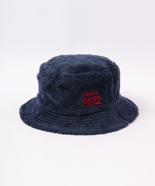 KRIFF MAYER(クリフメイヤー)の「KRIFF MAYER ボア リバーシブル バケットハット CAP 帽子 アウトドア キャンプ(ハット・メンズ・ブラウン/ブラック/マルチ・FREE)」の11枚目の写真