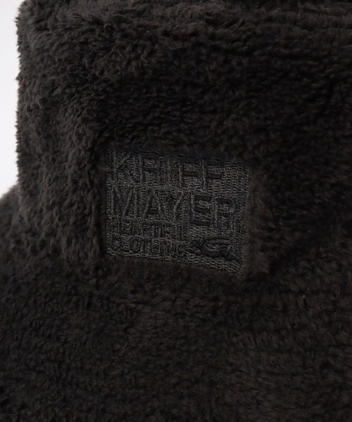KRIFF MAYER(クリフメイヤー)の「KRIFF MAYER ボア リバーシブル バケットハット CAP 帽子 アウトドア キャンプ(ハット・メンズ・ブラウン/ブラック/マルチ・FREE)」の7枚目の写真