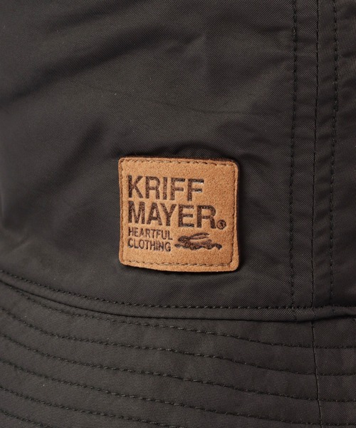 KRIFF MAYER(クリフメイヤー)の「KRIFF MAYER ボア リバーシブル バケットハット CAP 帽子 アウトドア キャンプ(ハット・メンズ・ブラウン/ブラック/マルチ・FREE)」の5枚目の写真