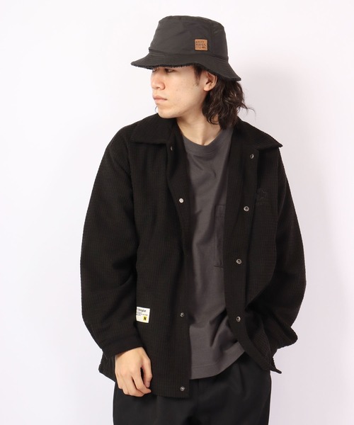 KRIFF MAYER(クリフメイヤー)の「KRIFF MAYER ボア リバーシブル バケットハット CAP 帽子 アウトドア キャンプ(ハット・メンズ・ブラウン/ブラック/マルチ・FREE)」の13枚目の写真