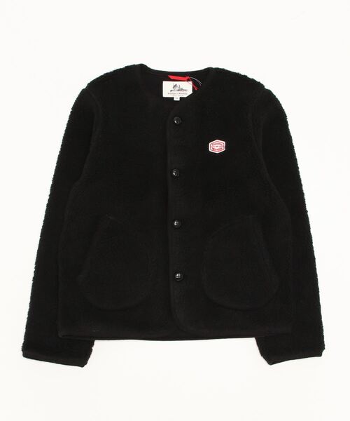 Vincent et Mireille（バンソンエミレイユ）の「[Vincent et Mireille/ヴァンソン エ ミレイユ] ボアフリース ノーカラーカーディガン（ブルゾン・レディース・チャコール/アイボリー/ブラック・40/42/36/38）」の17枚目の写真