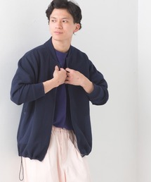 OMNES（オムネス）の「メンズラインキルト裾ドローコードMA-1（MA-1）」