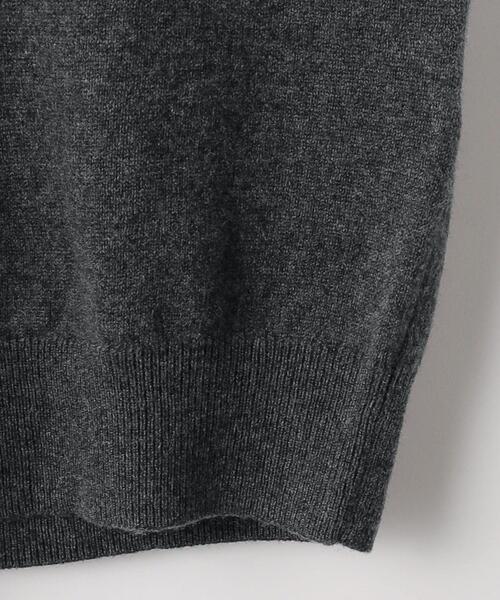 green label relaxing(グリーンレーベルリラクシング)の「カシミヤ 天竺 クルーネック ニット(ニット/セーター・メンズ・ロイヤルブルー/ダークグレー/ワインレッド・S/M/L/XL)」の16枚目の写真