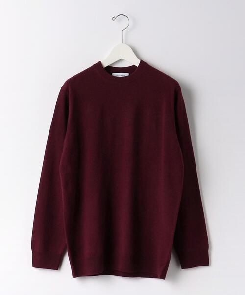 green label relaxing(グリーンレーベルリラクシング)の「カシミヤ 天竺 クルーネック ニット(ニット/セーター・メンズ・ロイヤルブルー/ダークグレー/ワインレッド・S/M/L/XL)」の18枚目の写真