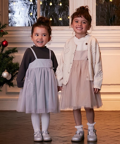 petit main（プティマイン）の「ジャガードタイツ（タイツ/ストッキング・キッズ・アイボリー/モカ/ベージュ・110cm/80ｃｍ/70cm/90cm/100cm）」の9枚目の写真