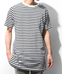 MONKEY TIME | <monkey time> ボーダー ロング Tシャツ(Tシャツ/カットソー)