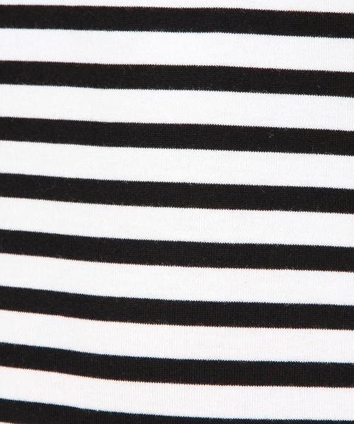 MONKEY TIME（モンキータイム）の「＜monkey time＞ ボーダー ロング Tシャツ◆（Tシャツ/カットソー・メンズ・ブラック/ネイビー・MEDIUM/SMALL/LARGE）」の5枚目の写真