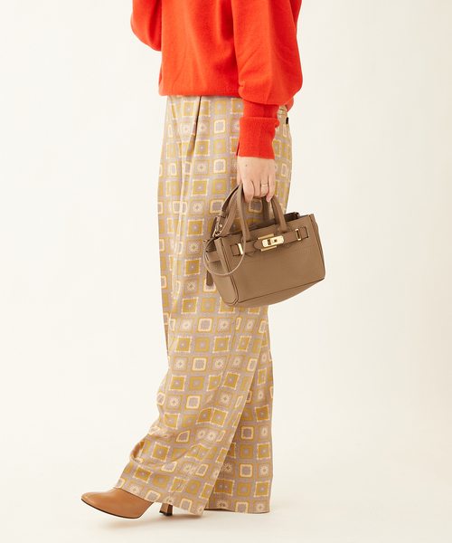 journal standard L'essage（ジャーナルスタンダードレサージュ）の「ヴィンテージプリントパンツ（その他パンツ・レディース・レッド/マスタード・FREE）」の21枚目の写真