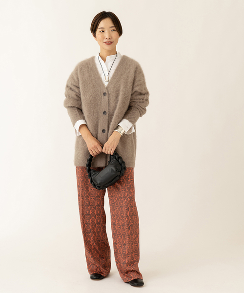 journal standard L'essage（ジャーナルスタンダードレサージュ）の「ヴィンテージプリントパンツ（その他パンツ・レディース・レッド/マスタード・FREE）」の9枚目の写真