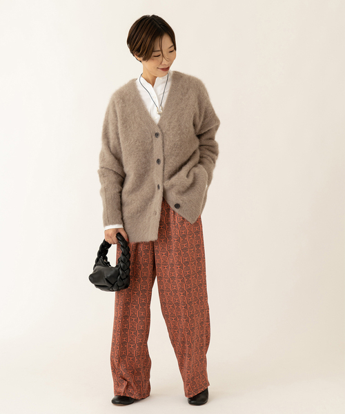 journal standard L'essage（ジャーナルスタンダードレサージュ）の「ヴィンテージプリントパンツ（その他パンツ・レディース・レッド/マスタード・FREE）」の3枚目の写真