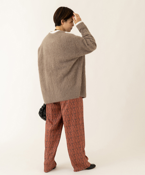 journal standard L'essage（ジャーナルスタンダードレサージュ）の「ヴィンテージプリントパンツ（その他パンツ・レディース・レッド/マスタード・FREE）」の6枚目の写真