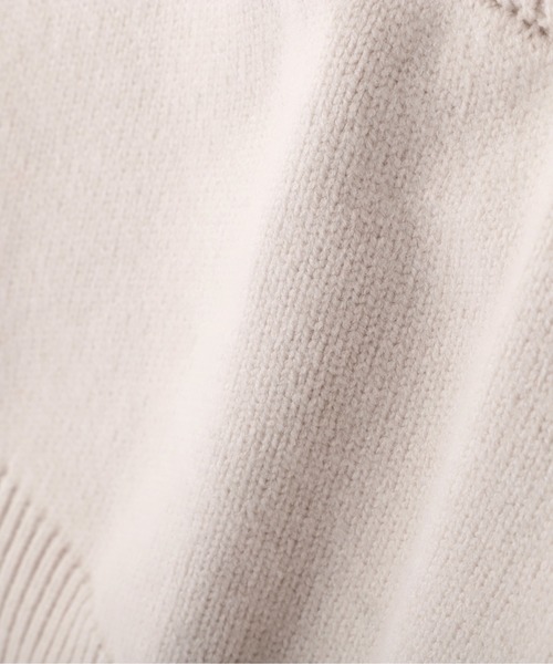 N.（N. Natural Beauty Basic）（エヌエヌナチュラルビューティーベーシック）の「【横田ひかるさん着用】◆ハーフジップニット（ニット/セーター・レディース・オフホワイト/ライトグリーン/ブルー・MEDIUM）」の18枚目の写真