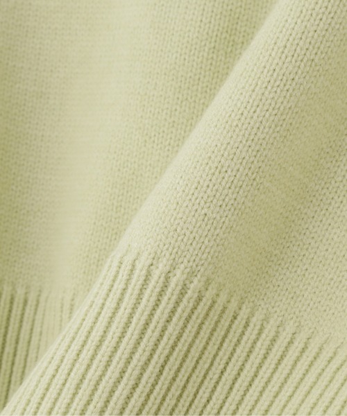 N.（N. Natural Beauty Basic）（エヌエヌナチュラルビューティーベーシック）の「【横田ひかるさん着用】◆ハーフジップニット（ニット/セーター・レディース・オフホワイト/ライトグリーン/ブルー・MEDIUM）」の15枚目の写真