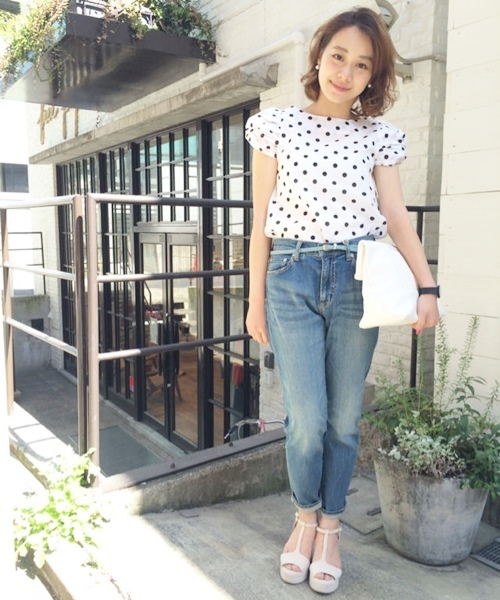 Chico(チコ)の「BYデニムPT(その他パンツ・レディース・ブルー/ホワイト・SMALL/MEDIUM)」の10枚目の写真