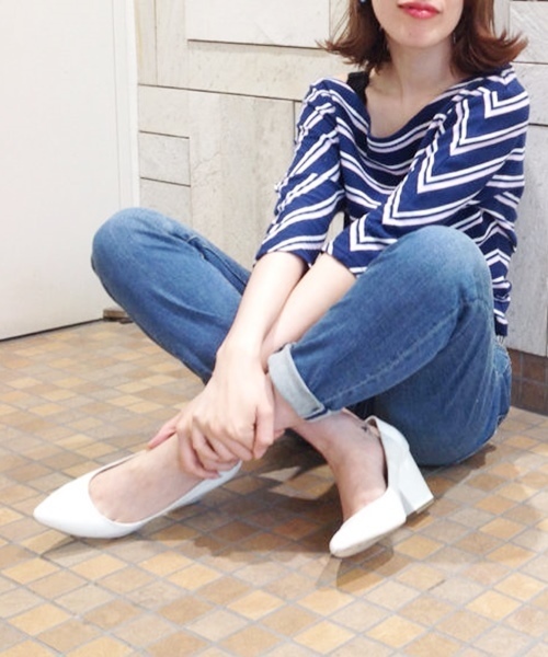 Chico(チコ)の「BYデニムPT(その他パンツ・レディース・ブルー/ホワイト・SMALL/MEDIUM)」の11枚目の写真
