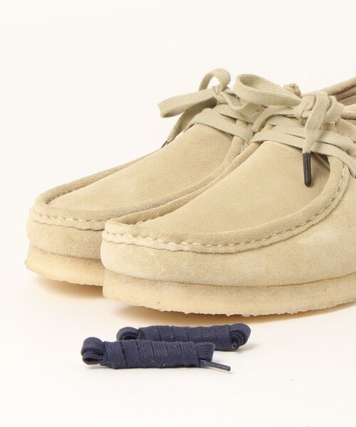 Clarks（クラークス）の「【Clarks/クラークス】 Wallabee（ブーツ・メンズ・ベージュ/ブラック・7.5/8/8.5）」の5枚目の写真
