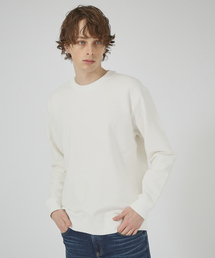 【In The City】ロゴ刺繍 ストレッチ 裏毛 スウェットトレーナー